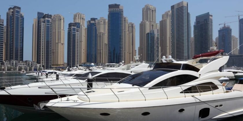 Dubai Marina Tour with our Yacht Charter in Dubai